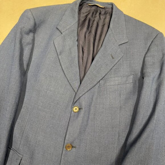 Ermenegildo Zegna Textured Fabric Sport Coat Blazer Italy 42R - Picture 2 of 10